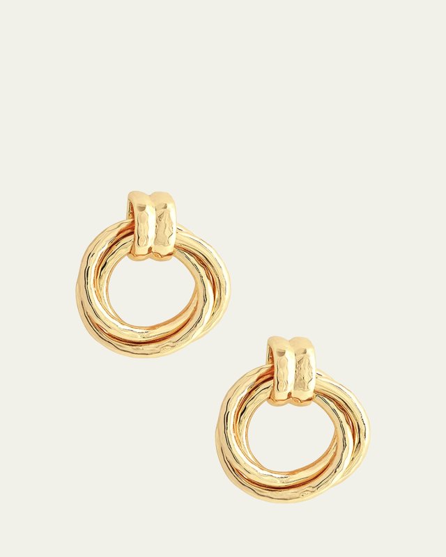 Neptune Triple Ring Earrings